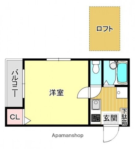 福岡県福岡市南区清水１ 高宮駅 1K アパート 賃貸物件詳細