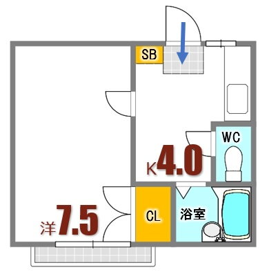 広島県安芸郡海田町大正町 海田市駅 1K アパート 賃貸物件詳細