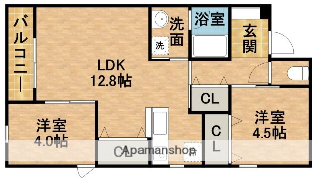 ＡｒｔＦｏｒｃｅ八幡駅前 2階 2LDK 賃貸物件詳細