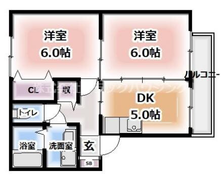 大阪府寝屋川市南水苑町 萱島駅 2DK アパート 賃貸物件詳細