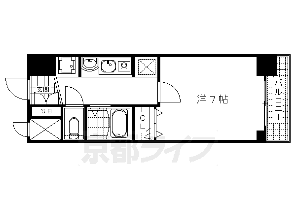 京都府京都市南区西九条東島町 京都駅 1K マンション 賃貸物件詳細
