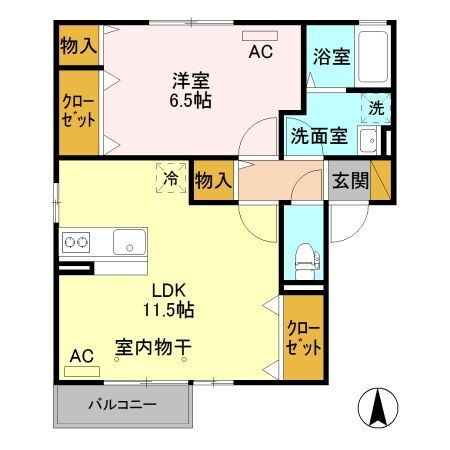 茨城県古河市坂間 古河駅 1LDK アパート 賃貸物件詳細