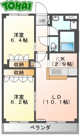 Ｃａｓａ　Ｒｅｃｕｅｒｄｏ 1階 2LDK 賃貸物件詳細