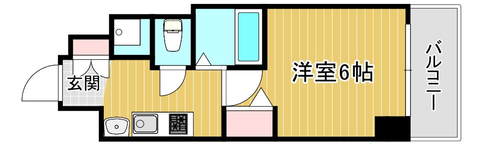 大阪府大阪市浪速区大国１ 大国町駅 1K マンション 賃貸物件詳細