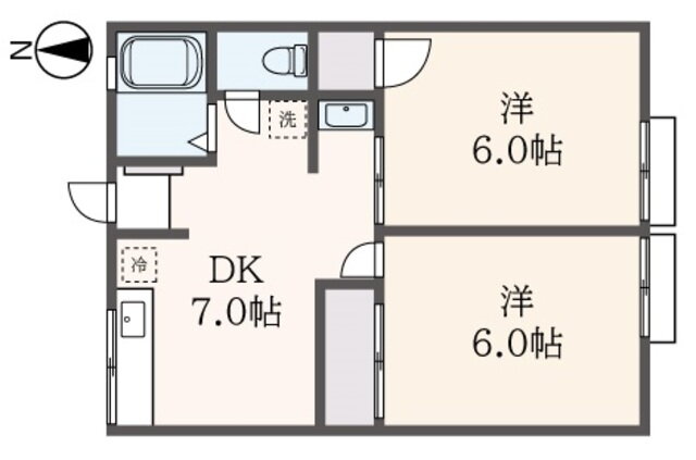 神奈川県横浜市瀬谷区宮沢３ 三ツ境駅 2DK アパート 賃貸物件詳細