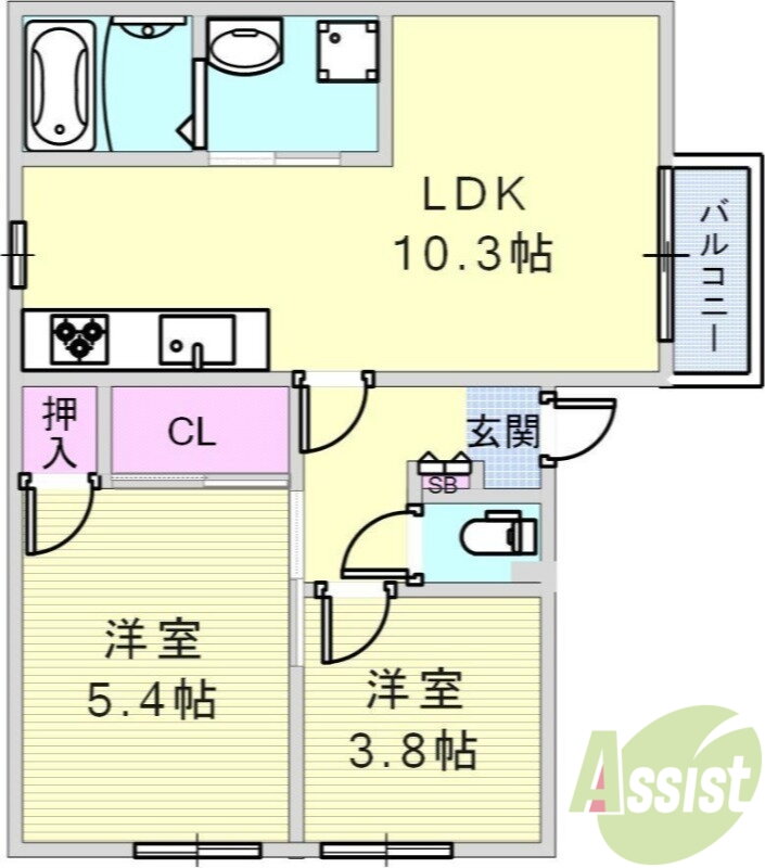 兵庫県神戸市北区鈴蘭台南町４ 西鈴蘭台駅 2LDK アパート 賃貸物件詳細