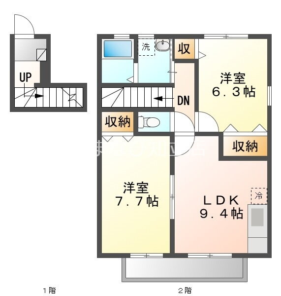 愛知県高浜市向山町１ 三河高浜駅 2LDK アパート 賃貸物件詳細