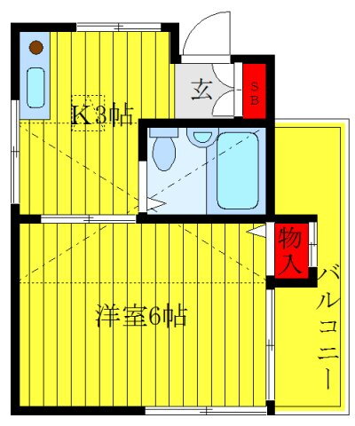 東京都文京区本駒込２ 千石駅 1K アパート 賃貸物件詳細