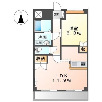 岡山県岡山市北区田中 北長瀬駅 1LDK マンション 賃貸物件詳細