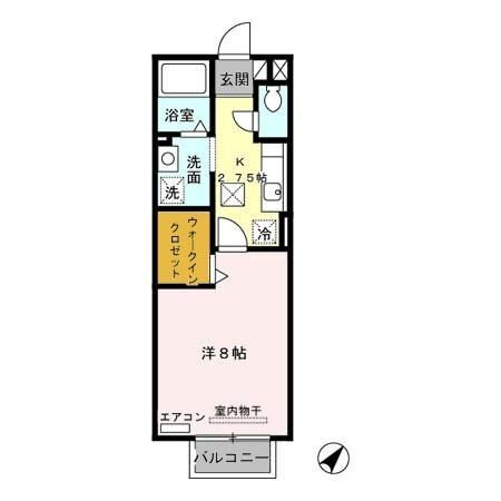 愛知県西尾市寄住町東浦 西尾口駅 1K アパート 賃貸物件詳細