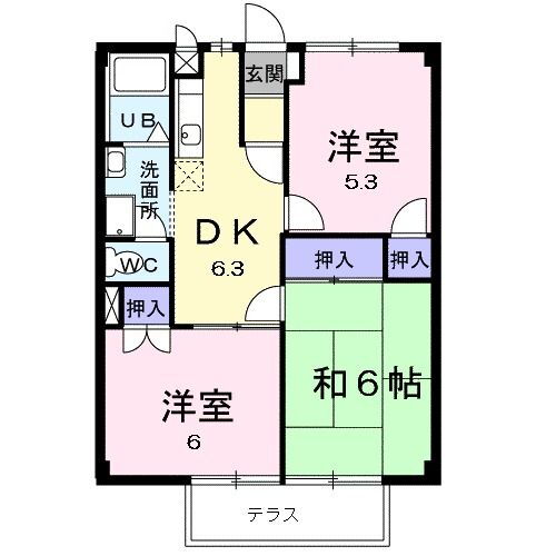 岐阜県不破郡垂井町表佐 垂井駅 3DK アパート 賃貸物件詳細