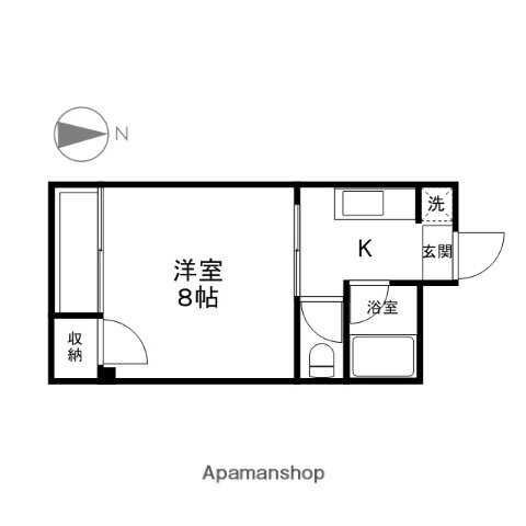 コーポＴ＆Ｔ 3階 1K 賃貸物件詳細