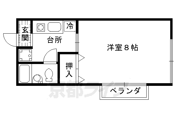 京都府京都市上京区下木下町 鞍馬口駅 1K アパート 賃貸物件詳細