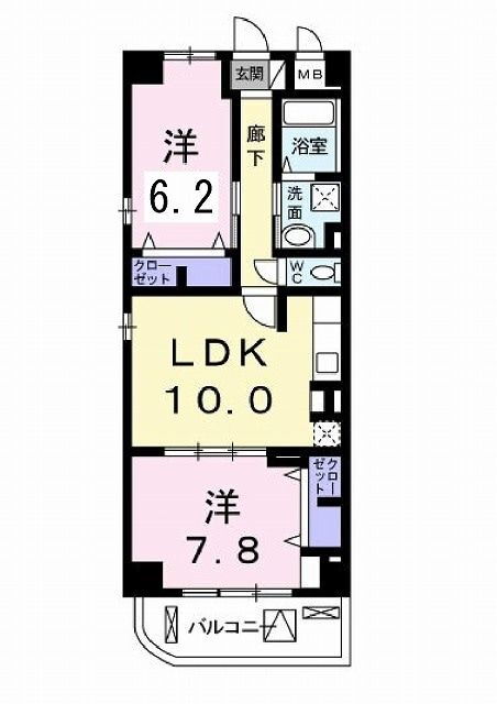 神奈川県横浜市鶴見区矢向４ 尻手駅 2LDK マンション 賃貸物件詳細