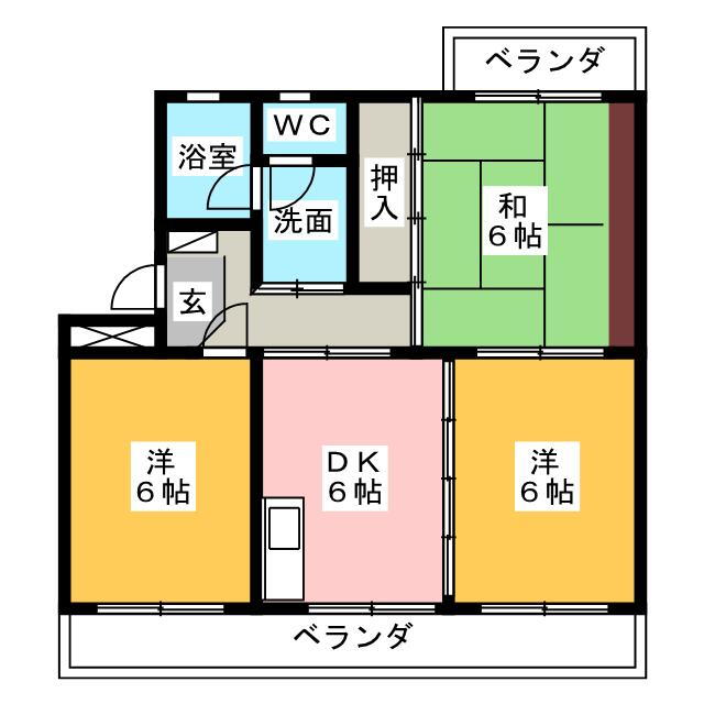 静岡県富士市水戸島本町 富士駅 3DK マンション 賃貸物件詳細