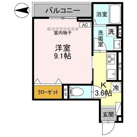 群馬県高崎市栄町 高崎駅 1K アパート 賃貸物件詳細
