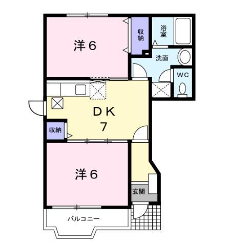 群馬県邑楽郡千代田町赤岩西 篠塚駅 2DK アパート 賃貸物件詳細