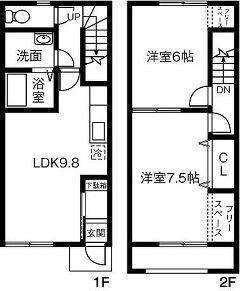 茨城県古河市諸川 古河駅 2LDK 一戸建て 賃貸物件詳細