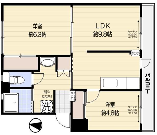 千葉県柏市根戸 北柏駅 2LDK マンション 賃貸物件詳細