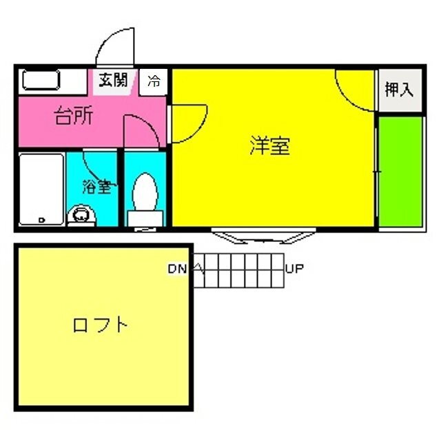 福岡県福岡市東区箱崎２ 箱崎宮前駅 1K アパート 賃貸物件詳細