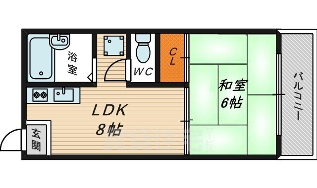 大阪府大阪市城東区野江２ 京橋駅 1LDK マンション 賃貸物件詳細