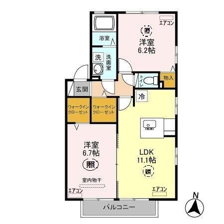 埼玉県さいたま市緑区大間木３ 浦和駅 2LDK アパート 賃貸物件詳細