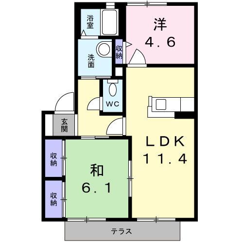 香川県高松市香川町大野 瓦町駅 2LDK アパート 賃貸物件詳細