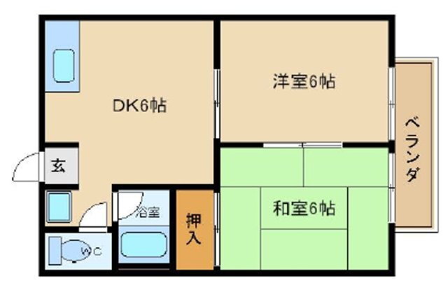 兵庫県姫路市白浜町宇佐崎中１ 八家駅 2DK アパート 賃貸物件詳細
