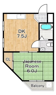 大阪府大阪市大正区千島３ 大正駅 1DK マンション 賃貸物件詳細