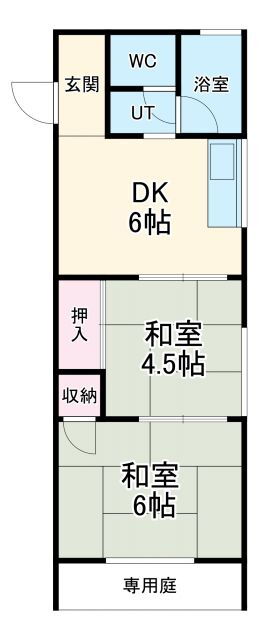 愛知県名古屋市中川区戸田４ 戸田駅 2DK アパート 賃貸物件詳細