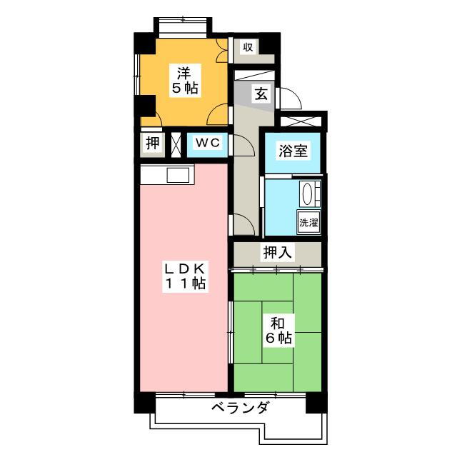 愛知県豊田市月見町２ 新豊田駅 2LDK マンション 賃貸物件詳細