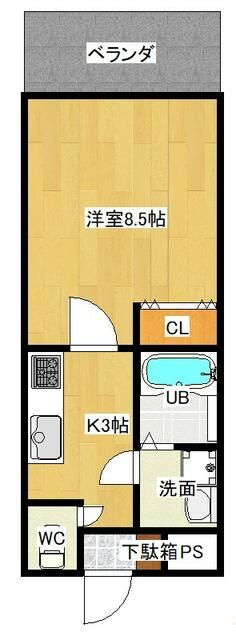 長崎県大村市久原１ 大村駅 1K マンション 賃貸物件詳細