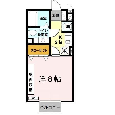 大阪府大阪狭山市今熊１ 金剛駅 1K アパート 賃貸物件詳細