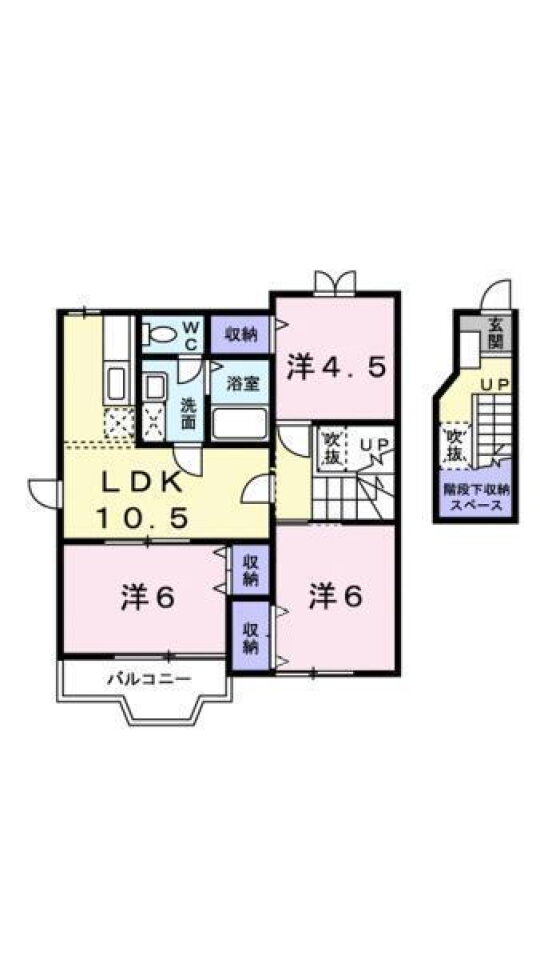 愛媛県松山市高岡町 余戸駅 3LDK アパート 賃貸物件詳細