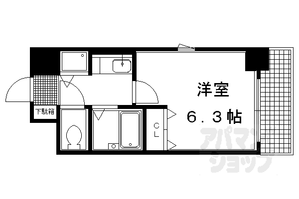京都府京都市中京区柿本町 烏丸御池駅 1K マンション 賃貸物件詳細