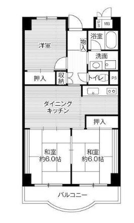 ビレッジハウス芝浦タワー１号棟 8階 3DK 賃貸物件詳細