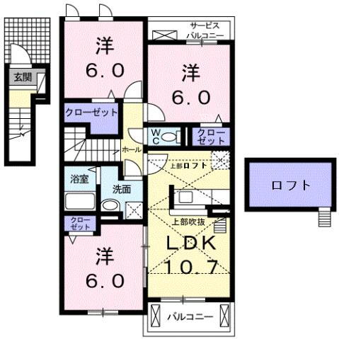 三重県桑名市大字大福 益生駅 3LDK アパート 賃貸物件詳細