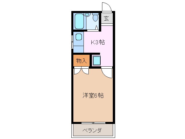 三重県桑名市川口町 桑名駅 1K マンション 賃貸物件詳細