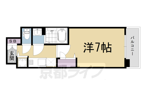 京都府京都市下京区梅小路高畑町 西大路駅 1K マンション 賃貸物件詳細