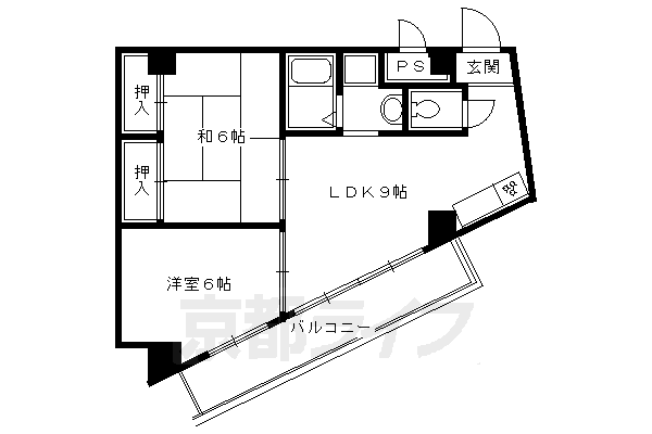 京都府京都市右京区梅津西浦町 松尾大社駅 2LDK マンション 賃貸物件詳細