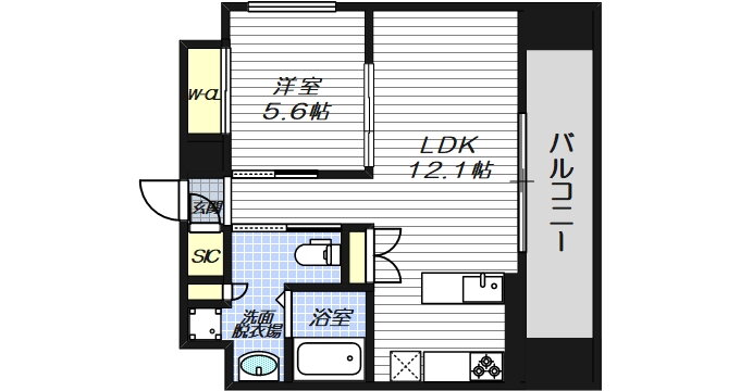 大阪府大阪市北区本庄西２ 中崎町駅 1LDK マンション 賃貸物件詳細