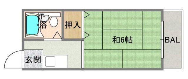 大阪府大阪市住吉区長居２ 長居駅 1K アパート 賃貸物件詳細