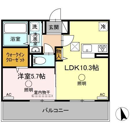 Ｆｏｒｅｓｔ　Ｇａｒｄｅｎ河尻 1階 1LDK 賃貸物件詳細