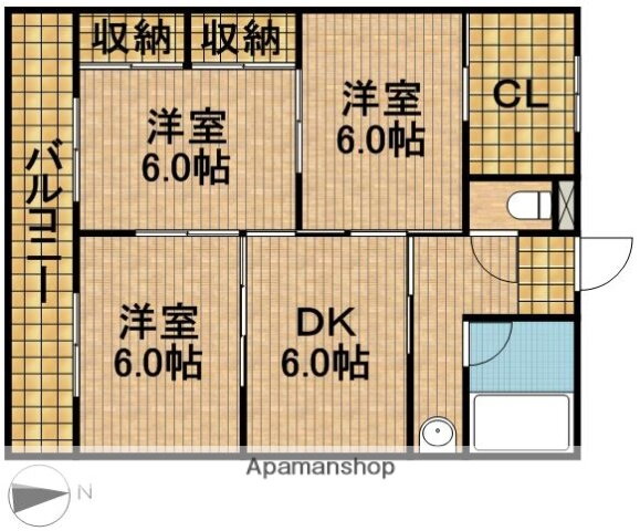 静岡県磐田市東新町１ 磐田駅 3DK マンション 賃貸物件詳細