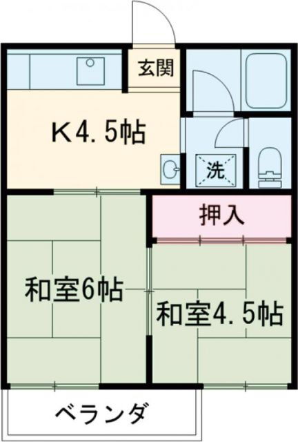 京都府京都市西京区桂芝ノ下町 桂駅 2DK アパート 賃貸物件詳細