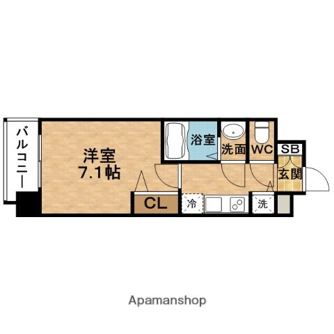 大阪府大阪市福島区海老江７ 海老江駅 1K マンション 賃貸物件詳細
