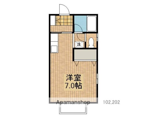 ロイヤルコート１０１４ 2階 ワンルーム 賃貸物件詳細