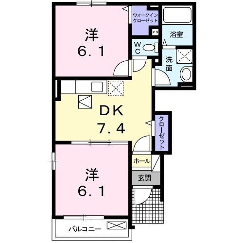 岡山県井原市下出部町２ いずえ駅 2DK アパート 賃貸物件詳細