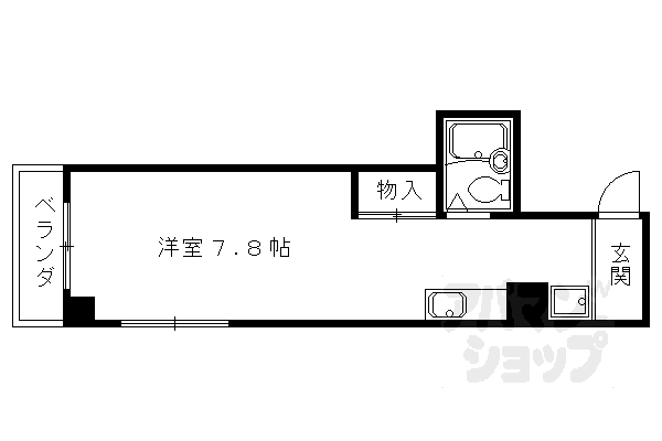 京都府京都市上京区西船橋町 今出川駅 1K マンション 賃貸物件詳細