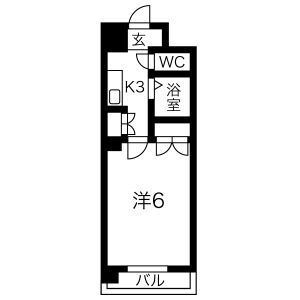 愛知県名古屋市中区丸の内３ 久屋大通駅 1K マンション 賃貸物件詳細